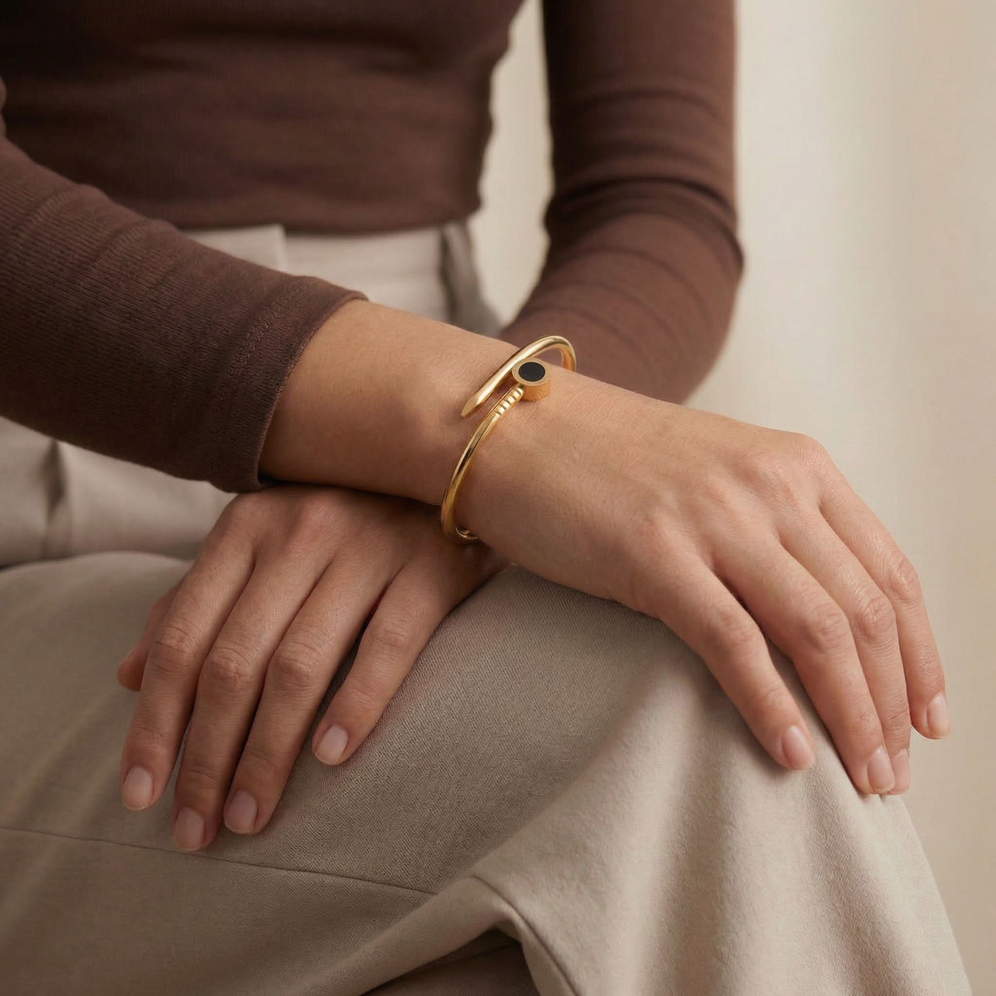 Amanda Gold Nail Bangle