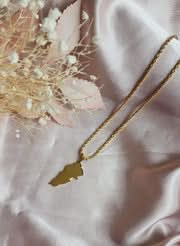 Lebanon Map Necklace