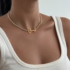 A piece of home around my neck.