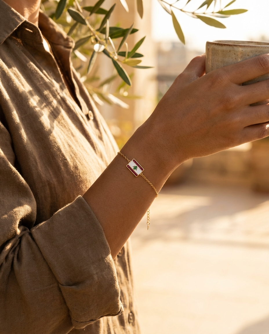 lebanon flag bracelet 3