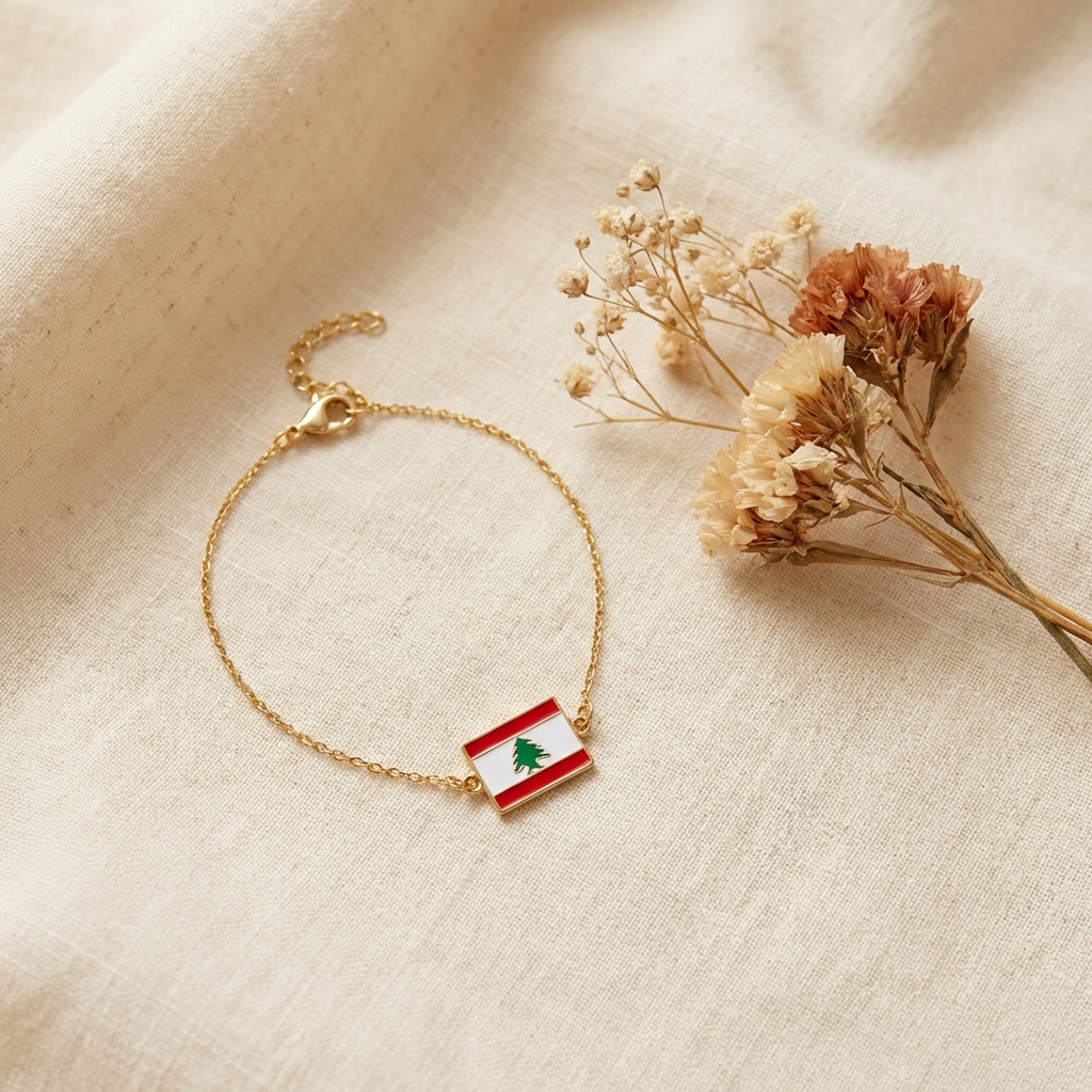 lebanon flag bracelet 4