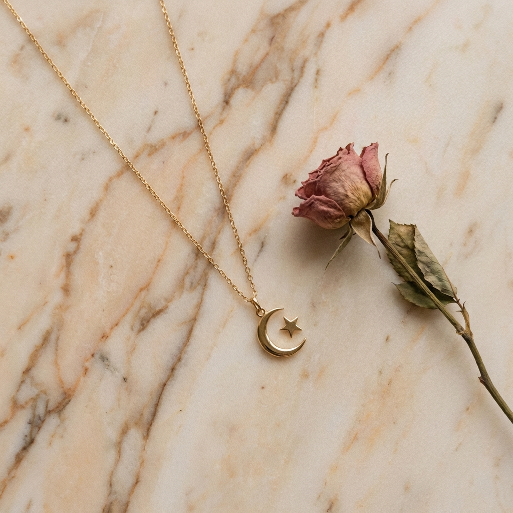 star crescent necklace 4