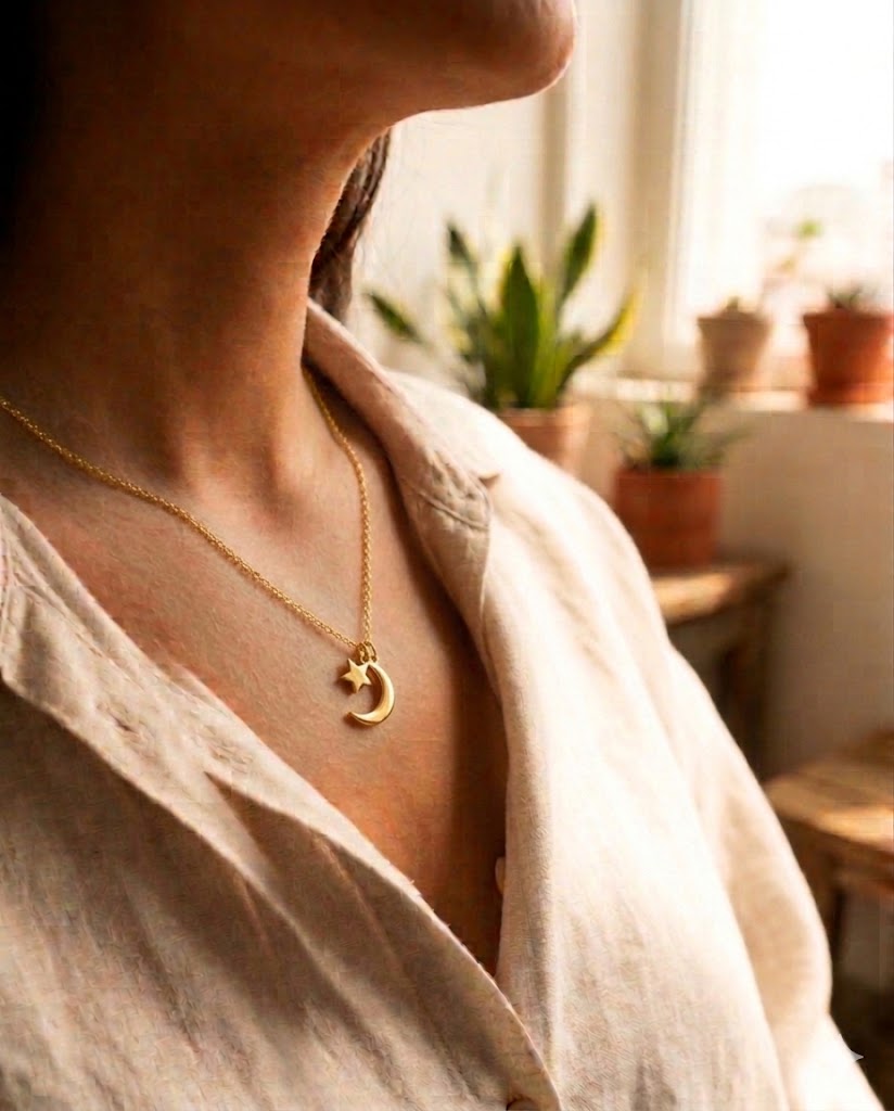 Star and Crescent Necklace