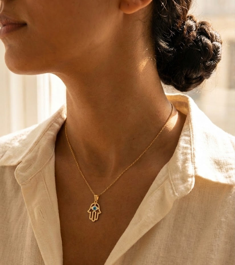 Hamsa — Hand of Protection Necklace